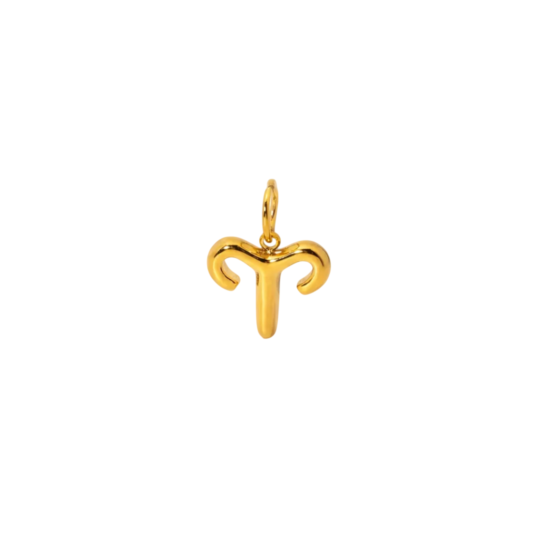 Aries Zodiac Charm – 18K Gold Plated