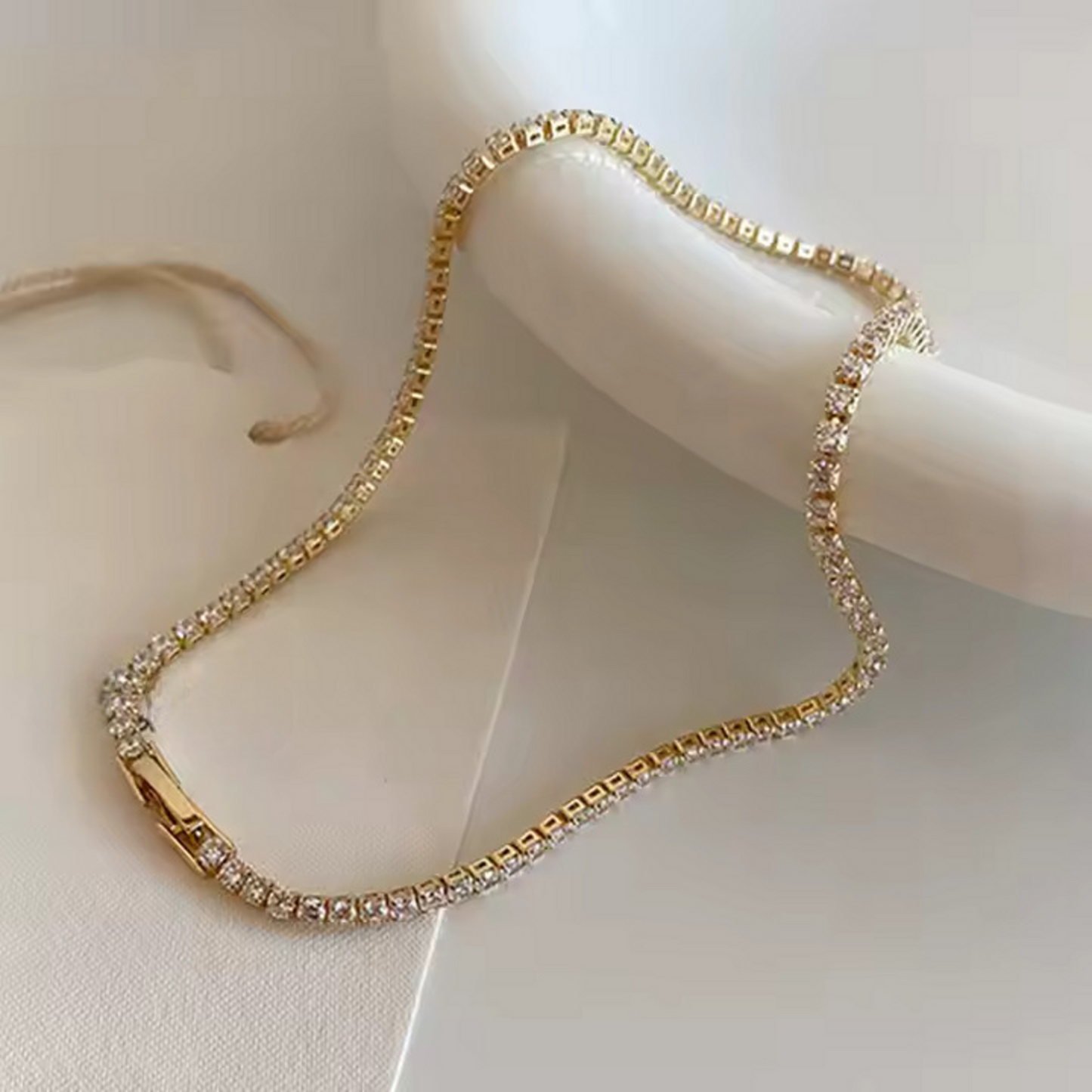 Gold Charmer Choker Necklace - 18K Gold Plated