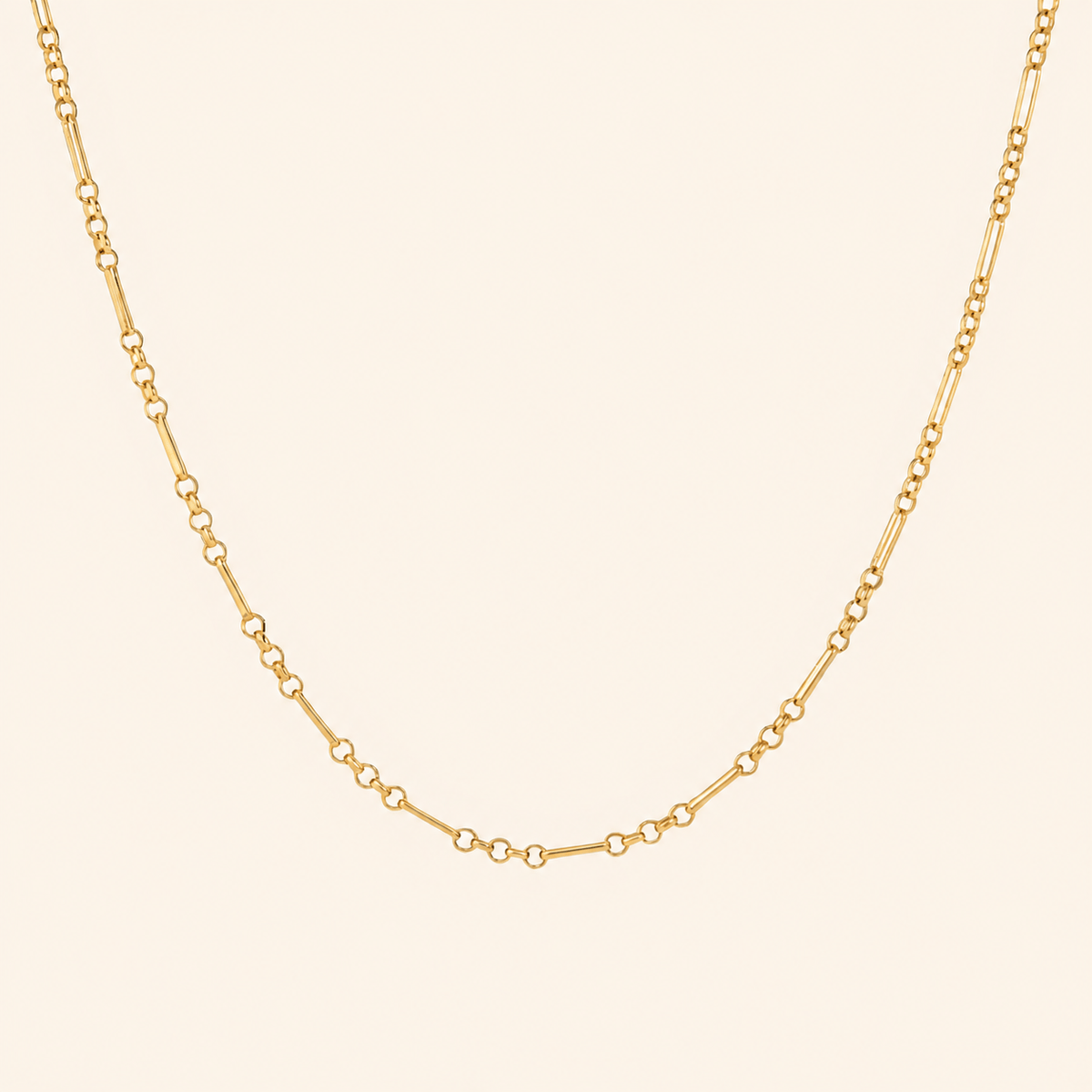 Eclipse Link Chain Necklace - 18K Gold Plated Anti Tarnish jewellery