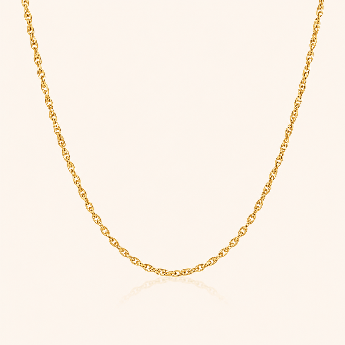 Vela Link Chain Necklace - 18K Gold Plated Anti Tarnish jewellery