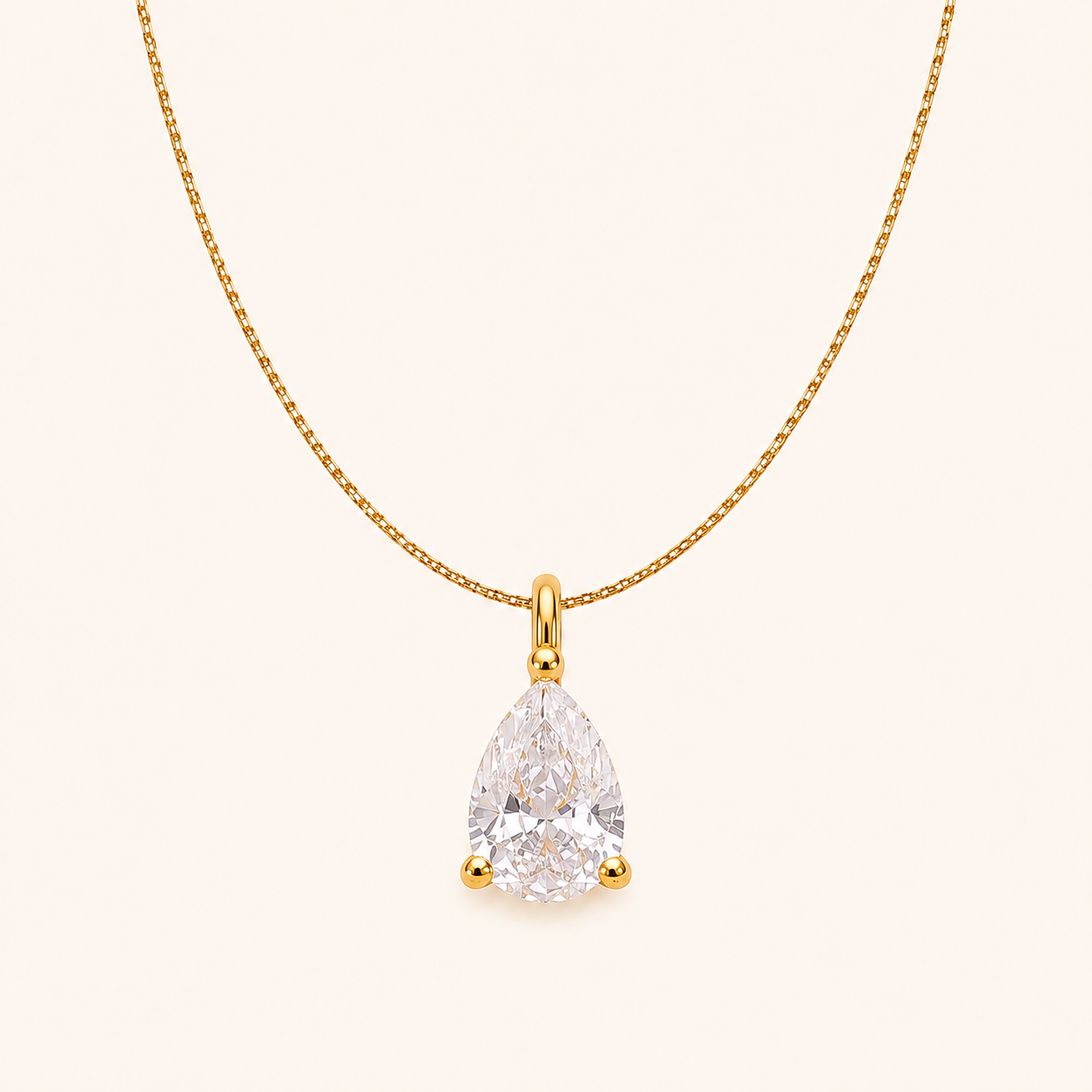 Dewdrop Pendant - 18K Gold Plated