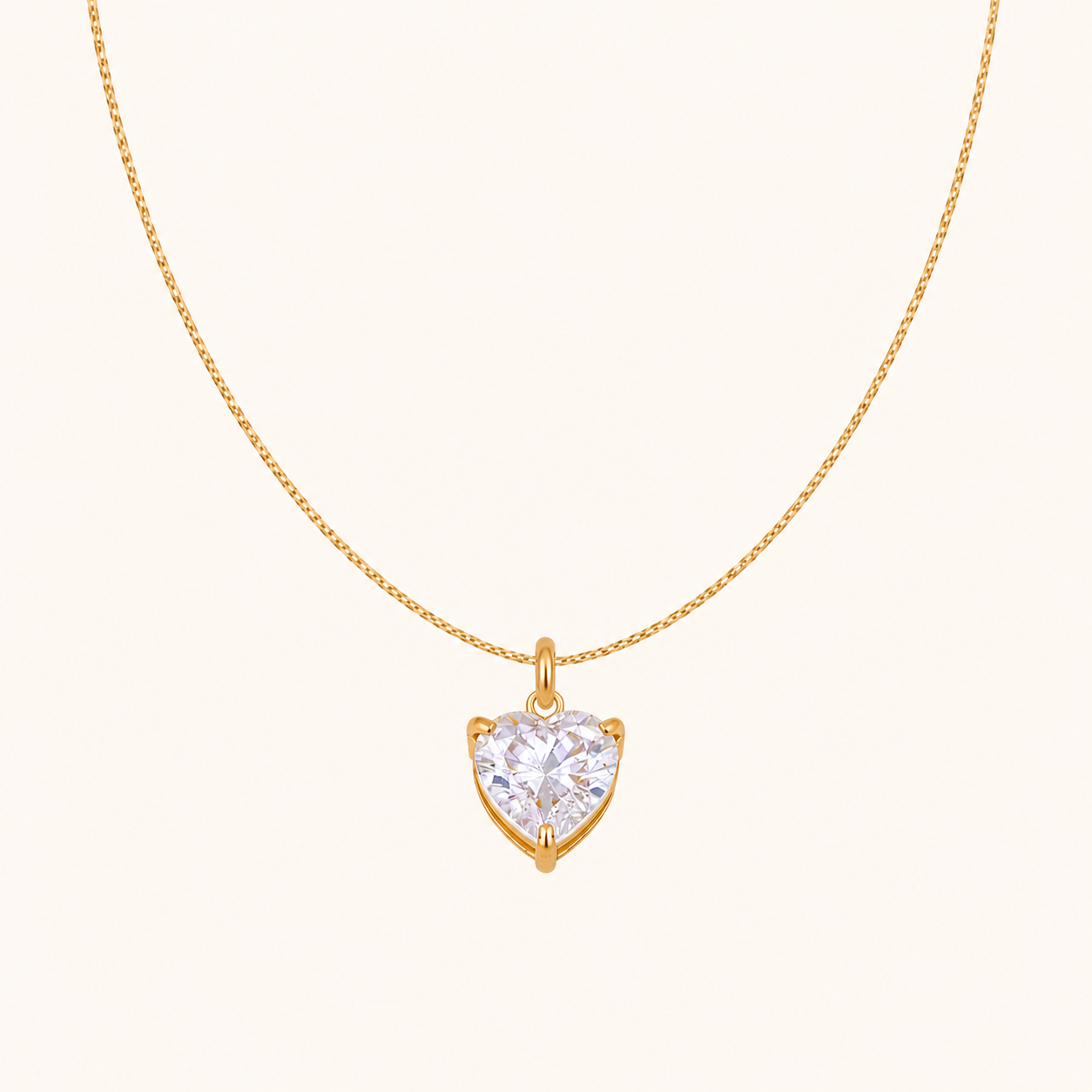 Bliss Heart Pendant - 18K Gold Plated