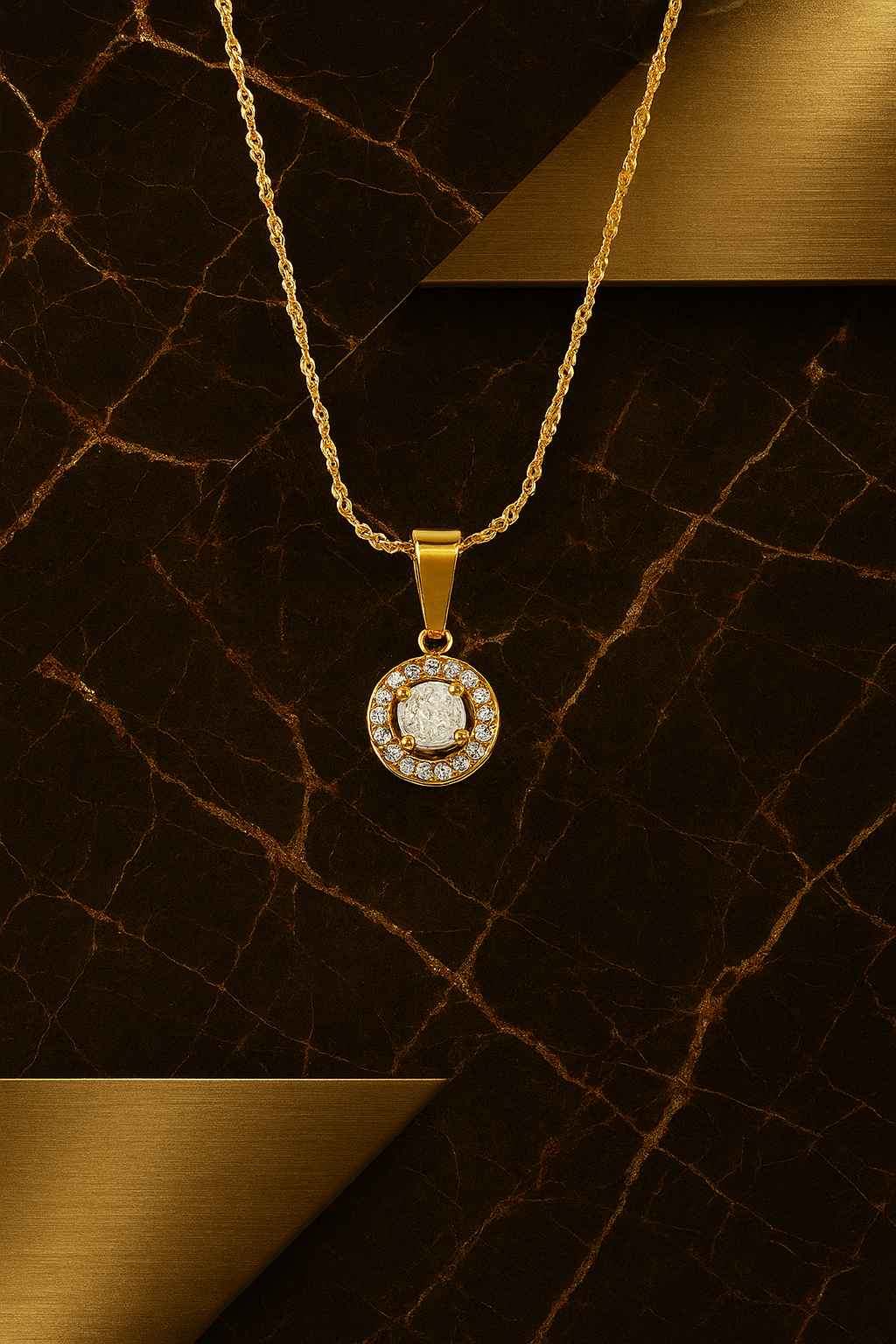 Viora Necklace- 18K Gold Plated