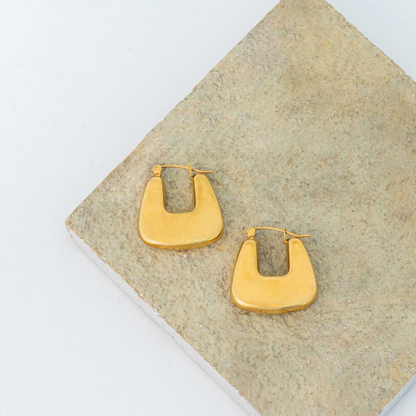 Bellaza Hoop Earrings - 18K Gold Plated
