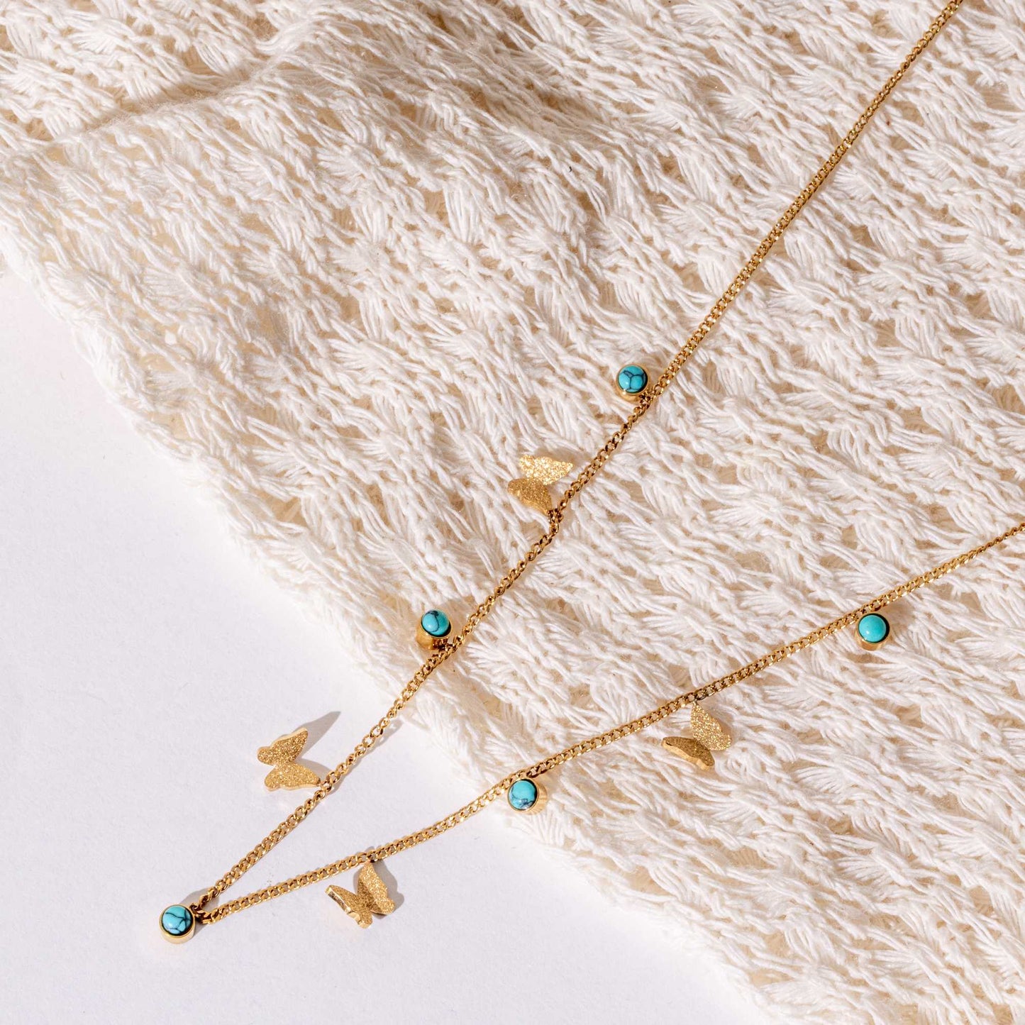 Dainty Bluko Necklace - 18K Gold Plated