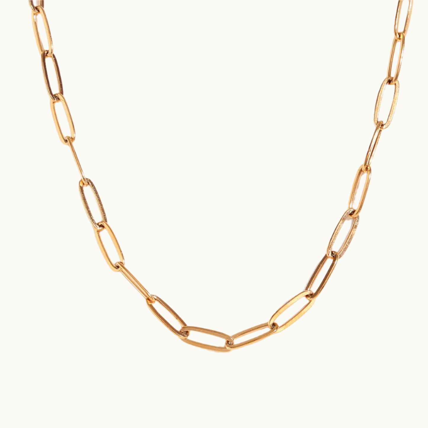 Buy Paper Clip Chain - 18K Gold Plated online jewellery