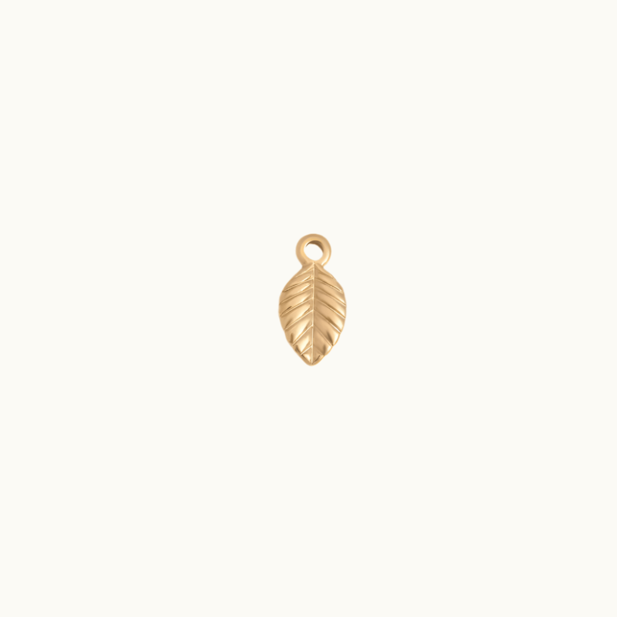 Mini Leaf Charm - 18K Gold Plated Anti Tarnish jewellery