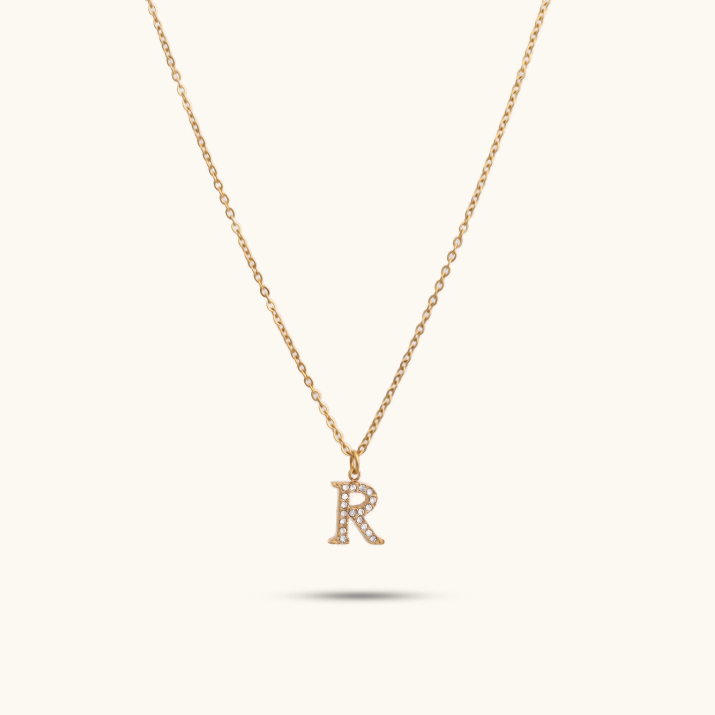 Dainty Initials Necklace - 18K Gold Plated