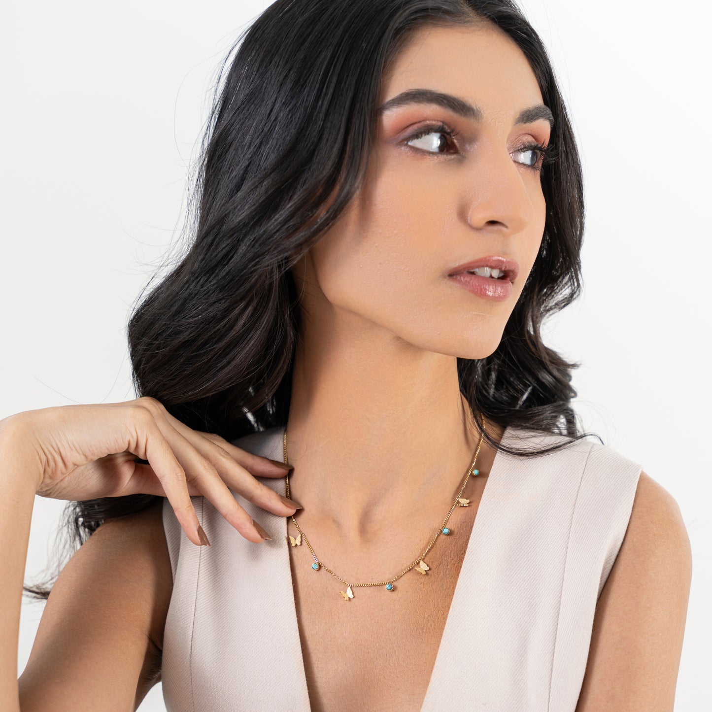 Dainty Bluko Necklace - 18K Gold Plated