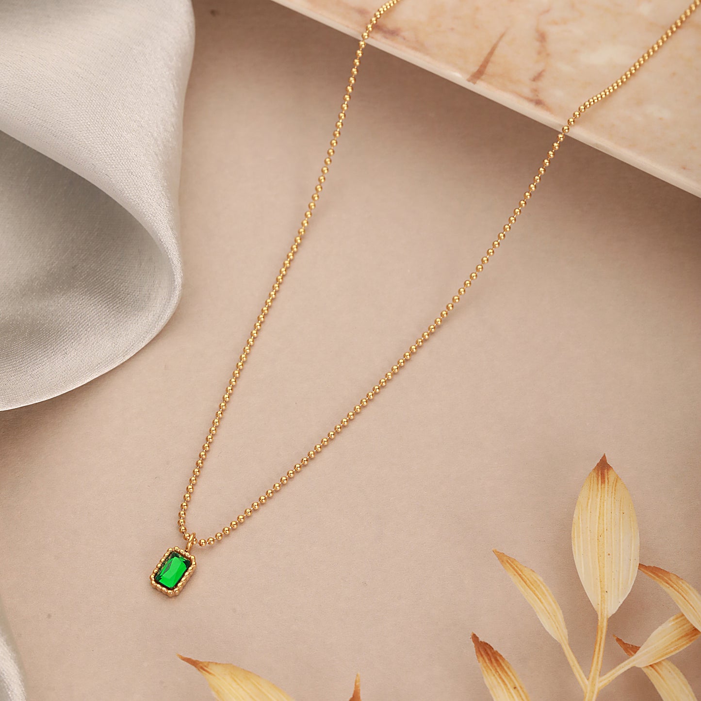 Vintage Emerald Pendant