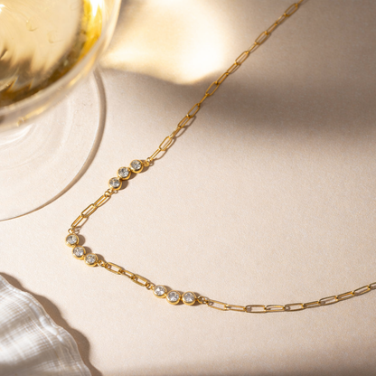 Arc Necklace - 18K Gold Plated