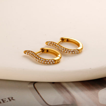 Evoke Hoops- 18K Gold Plated