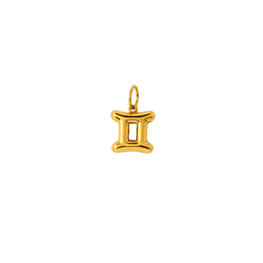 Gemini Zodiac Charm – 18K Gold Plated