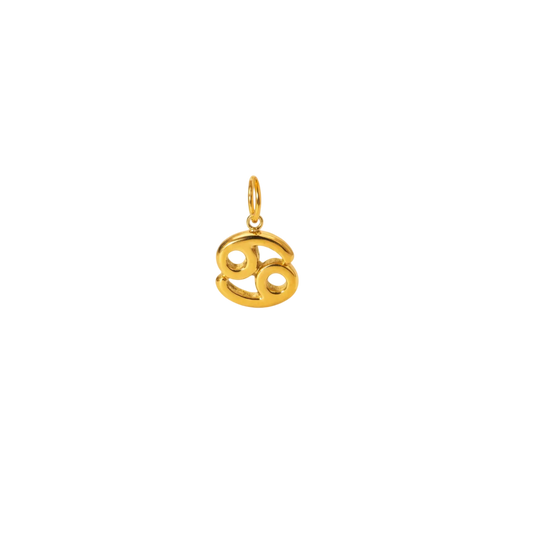 Cancer Zodiac Charm – 18K Gold Plated