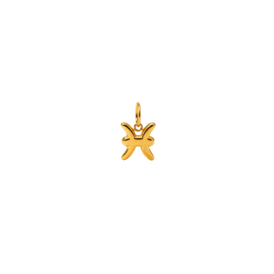 Pisces Zodiac Charm – 18K Gold Plated