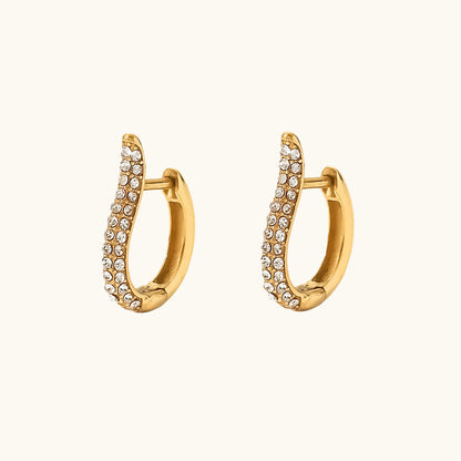 Evoke Hoops- 18K Gold Plated