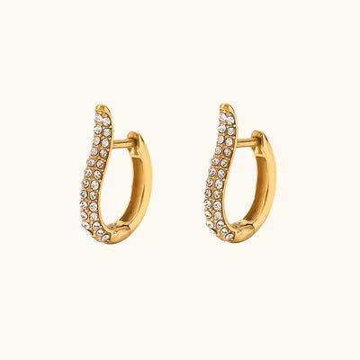 Evoke Hoops- 18K Gold Plated