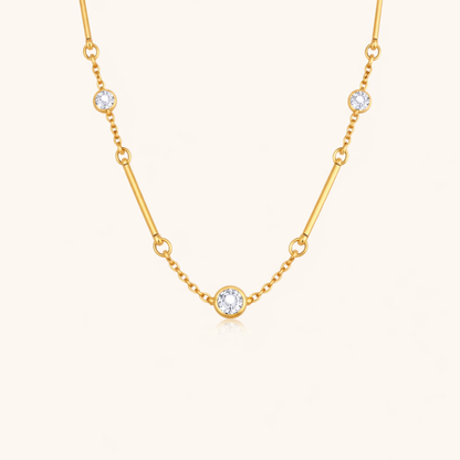 Spark Bar Necklace - 18K Gold Plated