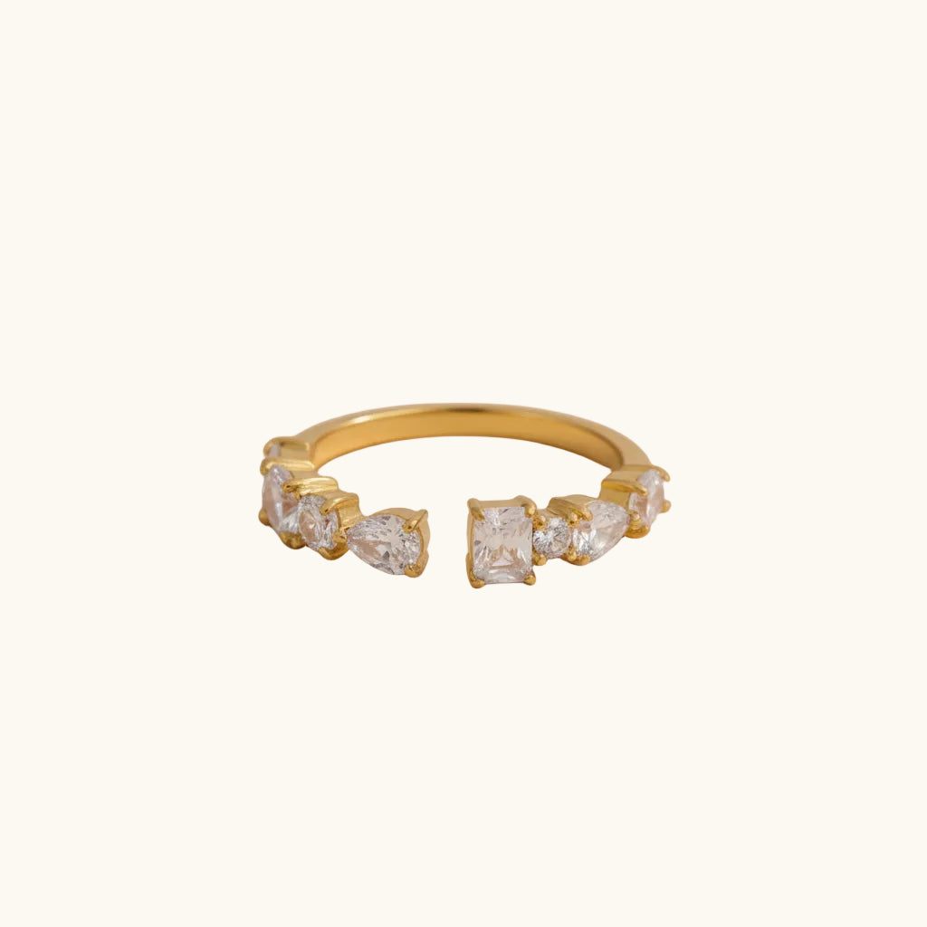 Orbit Ring - 18K Gold Plated (Adjustable)