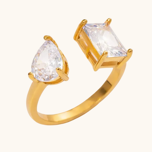 Duality Ring - 18K Gold Plated (Adjustable)