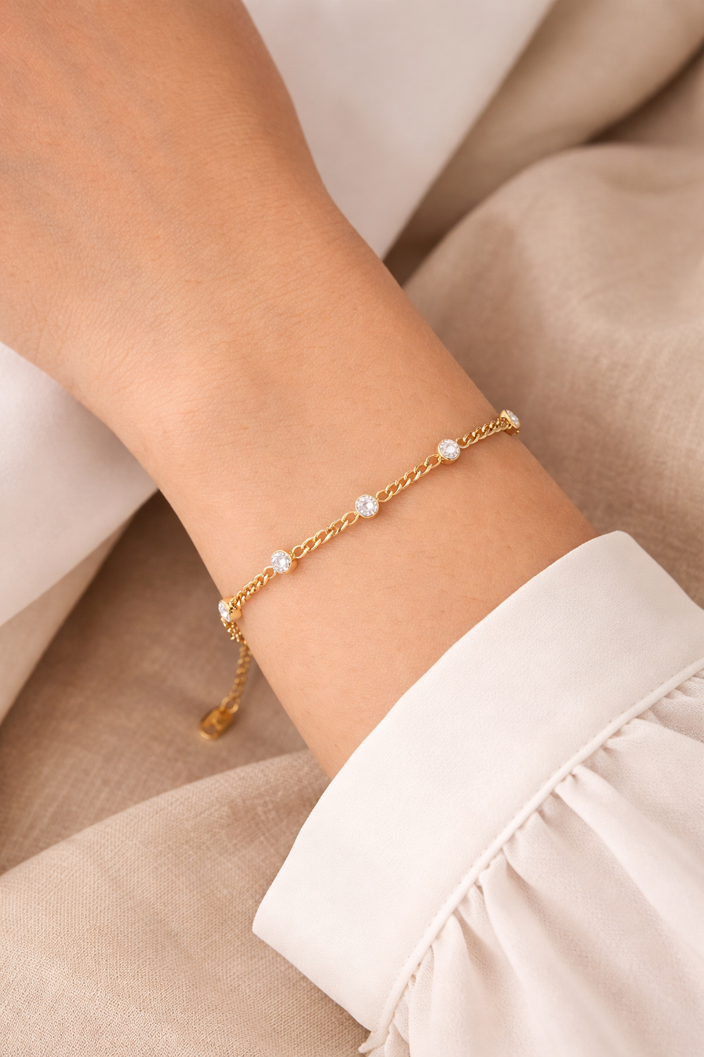 Spark Dot Bracelet  - 18K Gold Plated