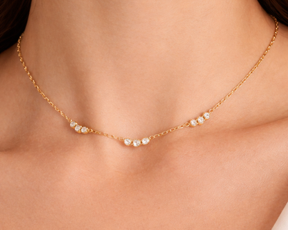 Arc Necklace - 18K Gold Plated
