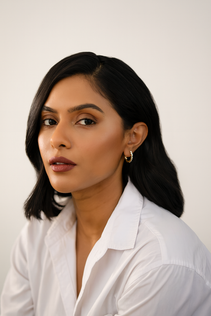 Auri Hoops Earrings - 18K Gold Plated