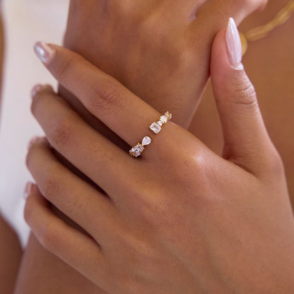 Orbit Ring - 18K Gold Plated (Adjustable)