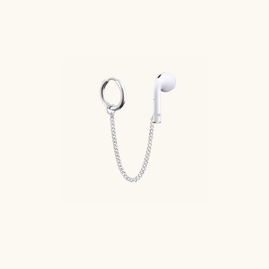 Antidrop Earpod Hook Earrings - Silver Plated
