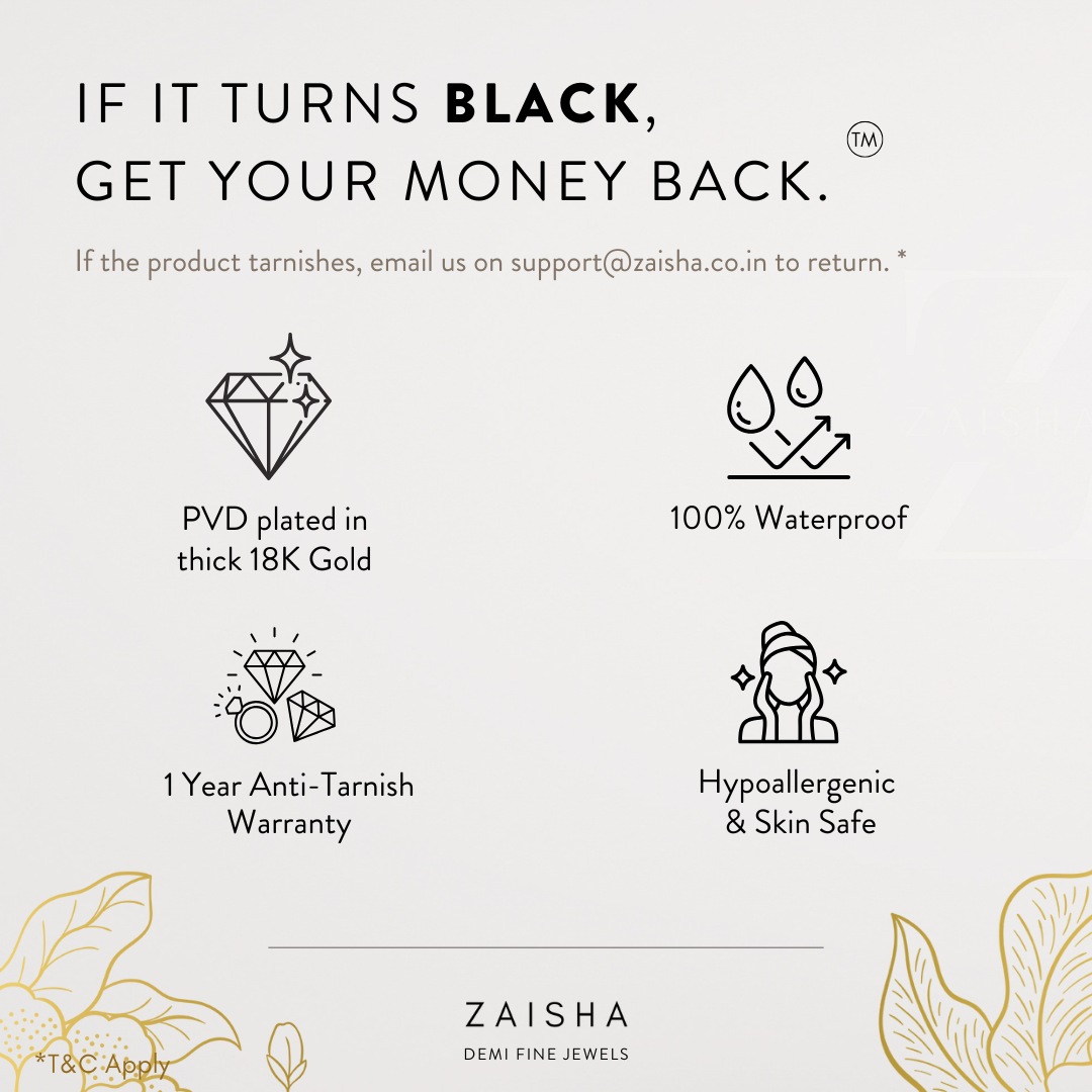 Daisy Drop Necklace - 18K Gold Plated