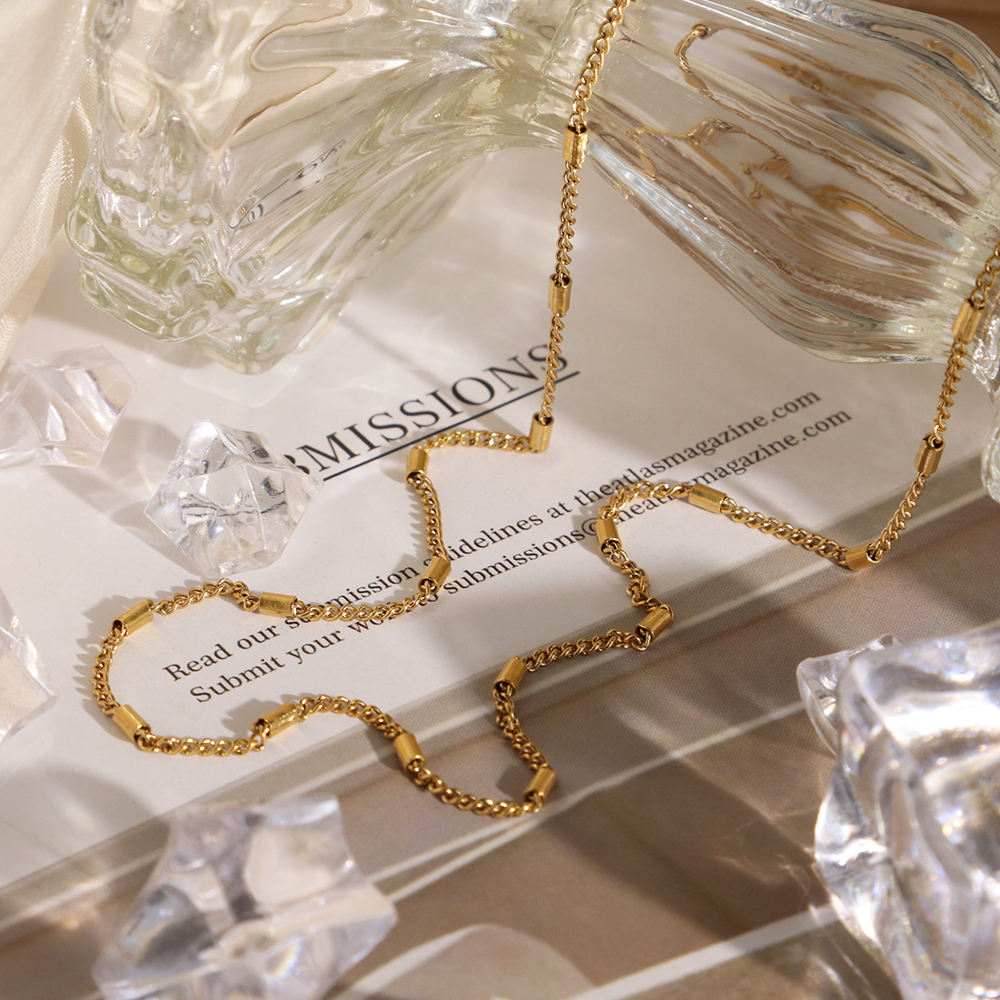 Orra Beads Necklace- 18K Gold Plated