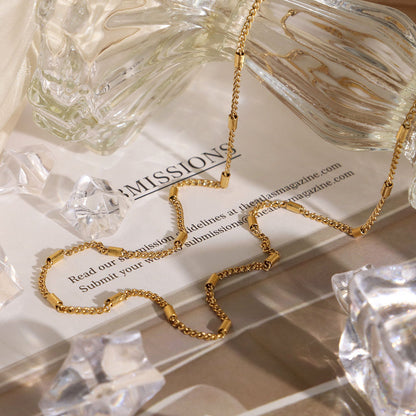 Orra Beads Necklace- 18K Gold Plated