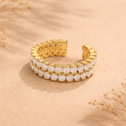 Stellar Ring - 18K Gold Plated (Adjustable)