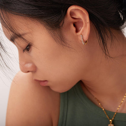 Evoke Hoops- 18K Gold Plated