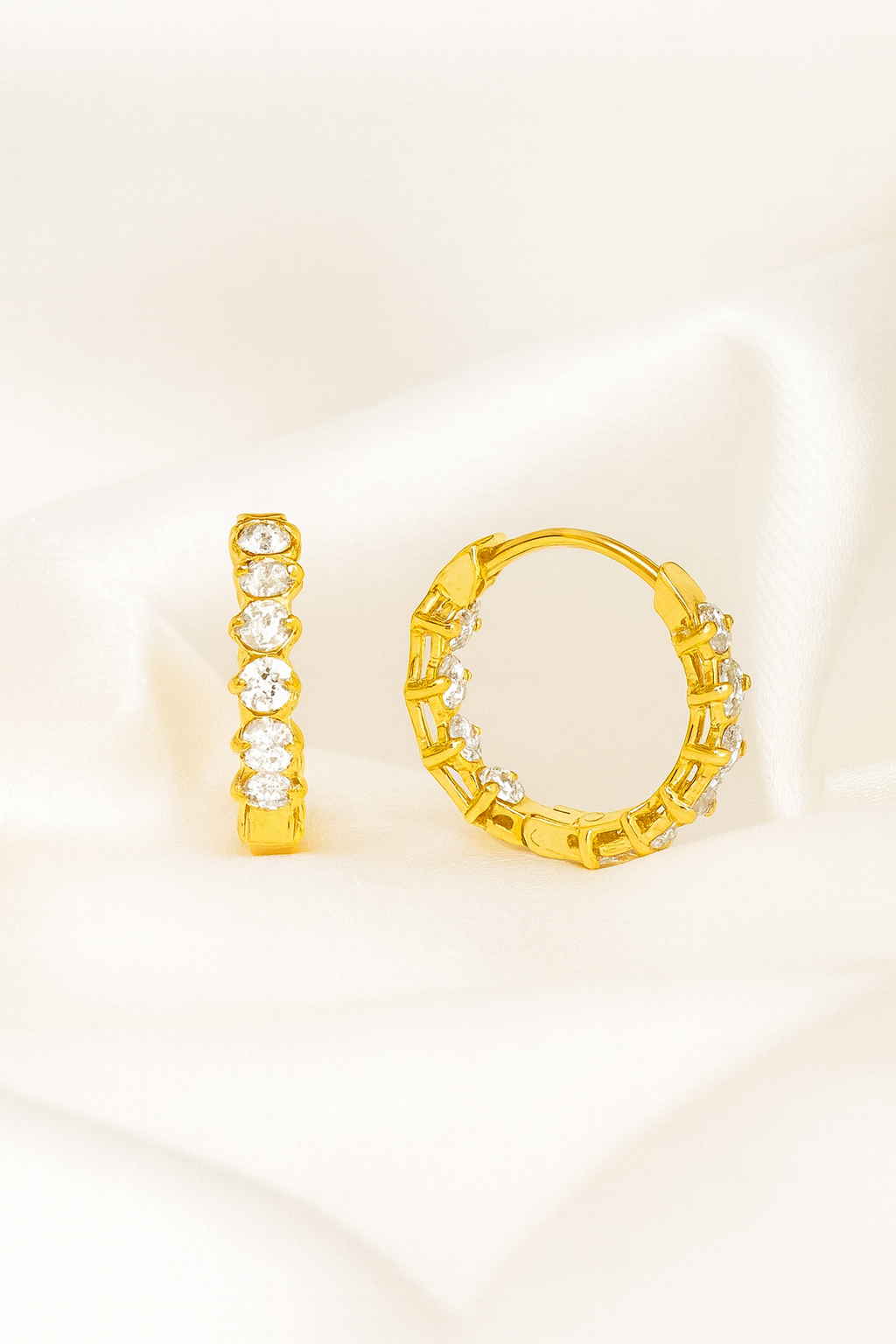 Auri Hoops Earrings - 18K Gold Plated