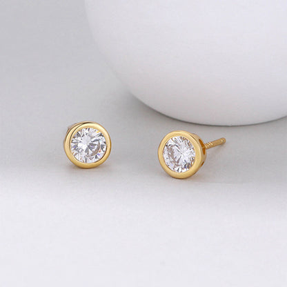 Iconic Round Studs - 18K Gold Plated