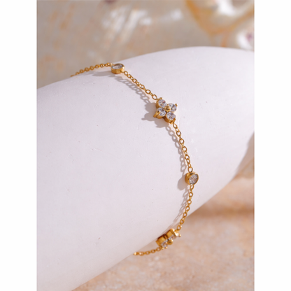 Duo Flutter Bracelet - 18K Gold Plated