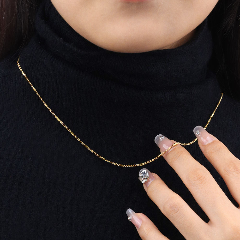 Orra Beads Necklace- 18K Gold Plated