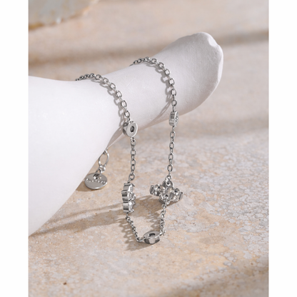 Duo Flutter Bracelet - Silver Plated
