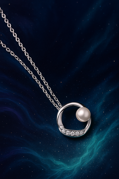 Astra Pearl Pendant - 925 Sterling silver