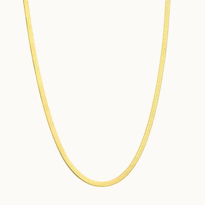 Herringbone Chain - 18K Gold Plated