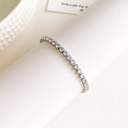LumiLink Tennis Bracelet  - Silver Plated