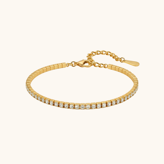 Starlit Tennis Bracelet - 18K Gold Plated