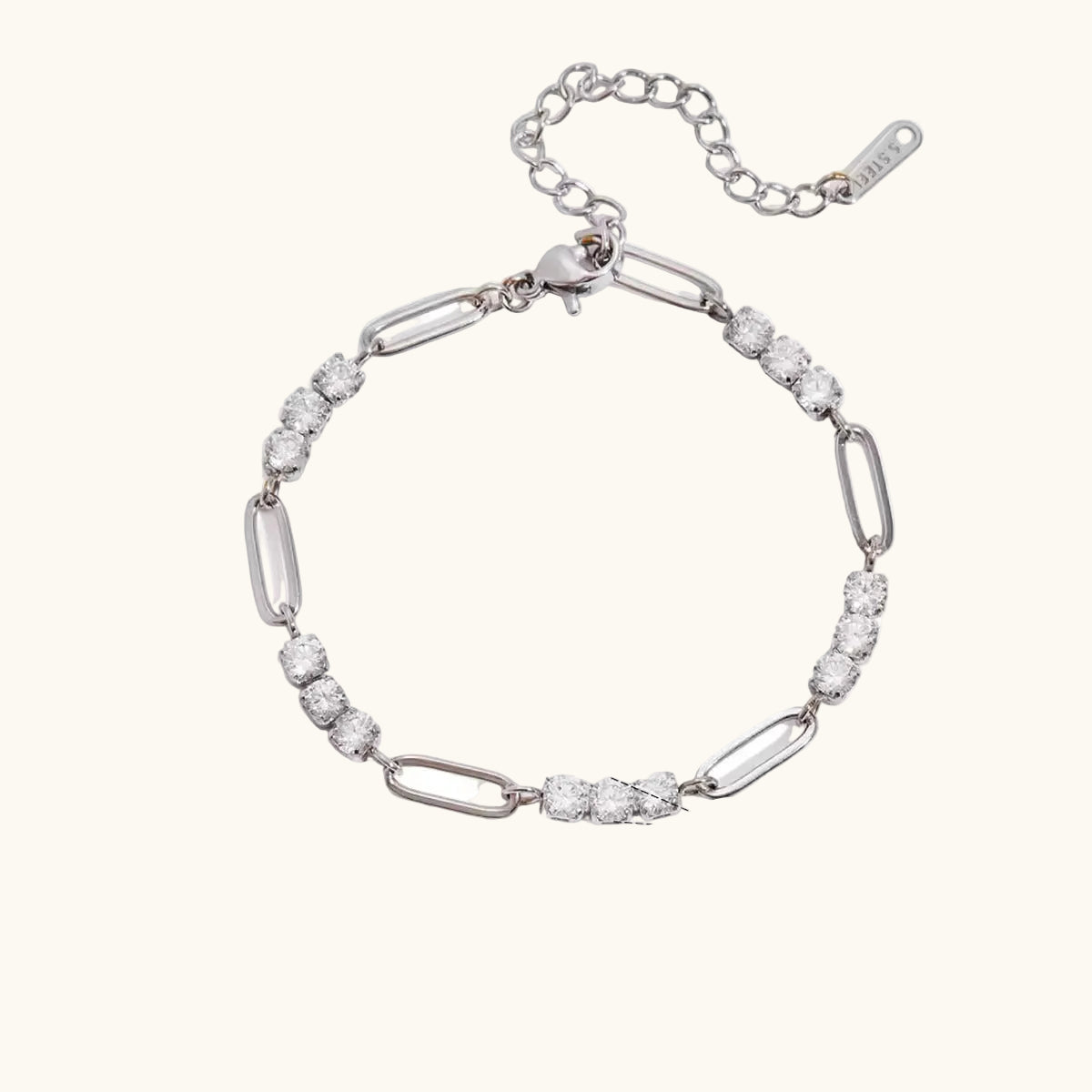 ClipChain Bracelet - Silver Plated