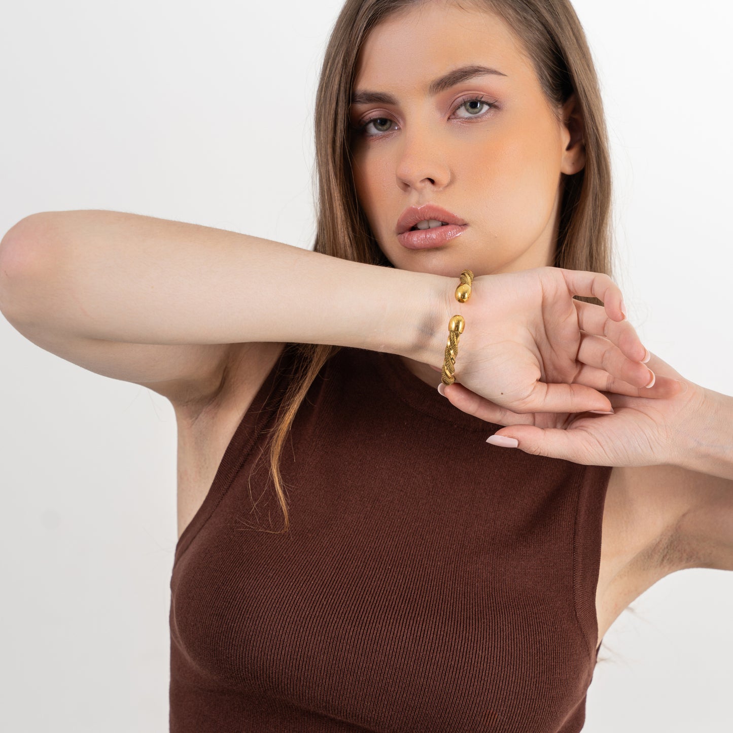 Sparuzo Cuff Bangle Bracelet In Hand