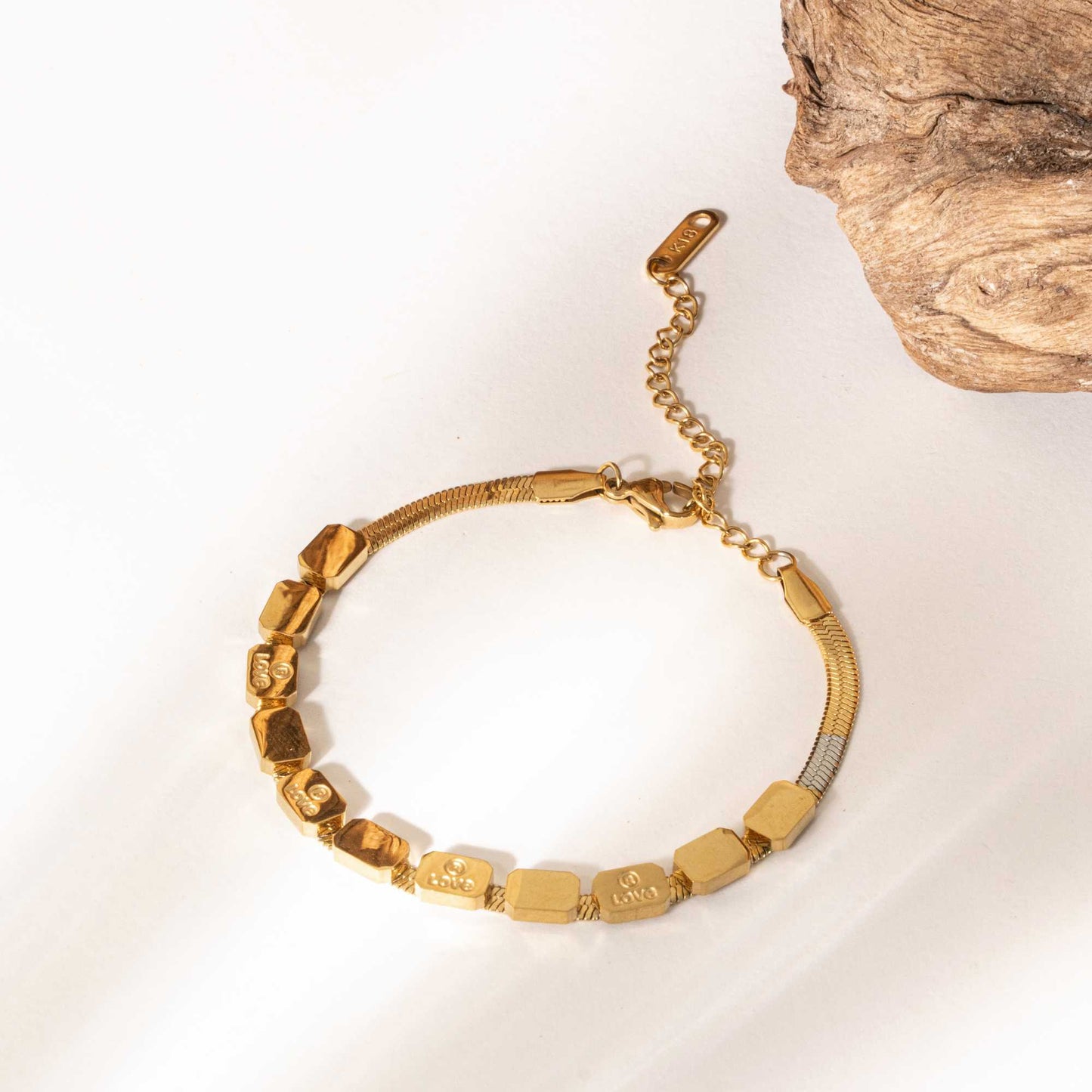 Love Gold Bracelet - 18K Gold Plated