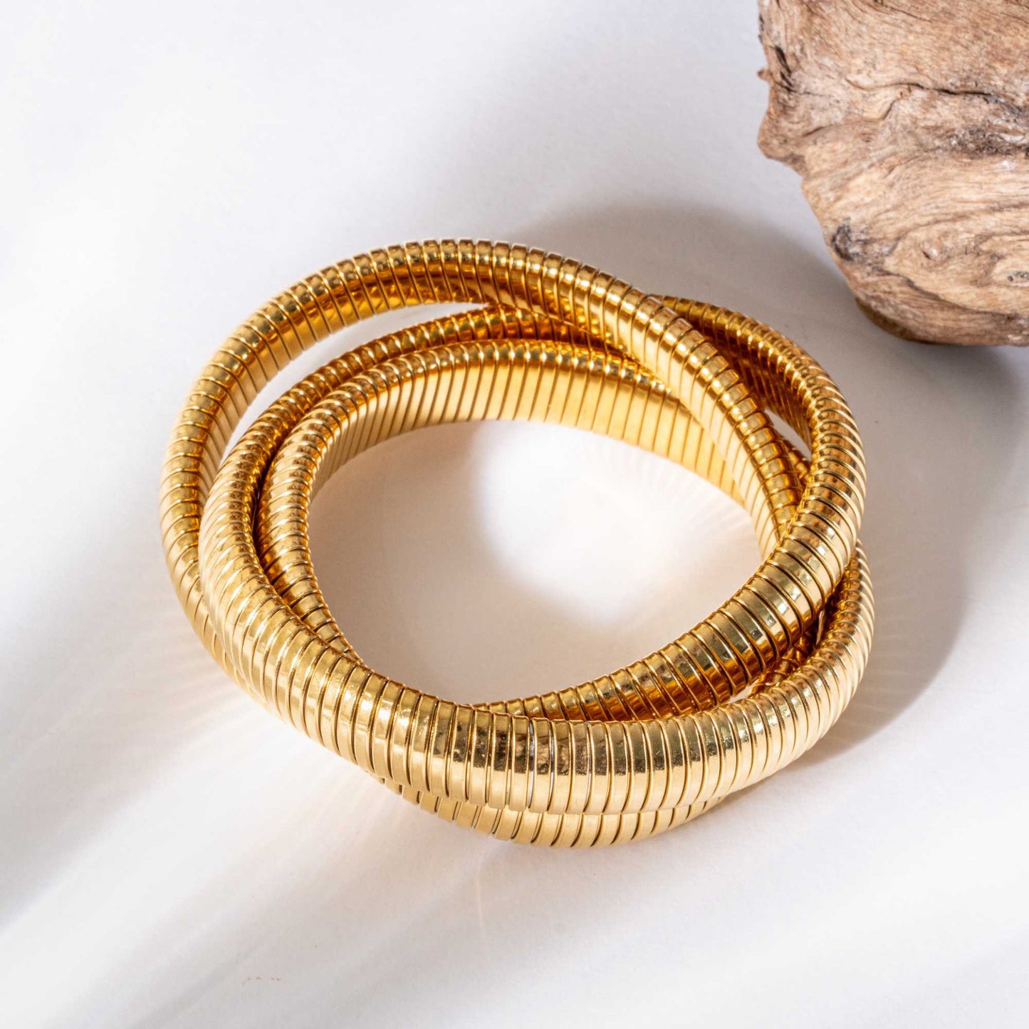 Misterio Layered Bracelet (3 layers) - 18K Gold Plated