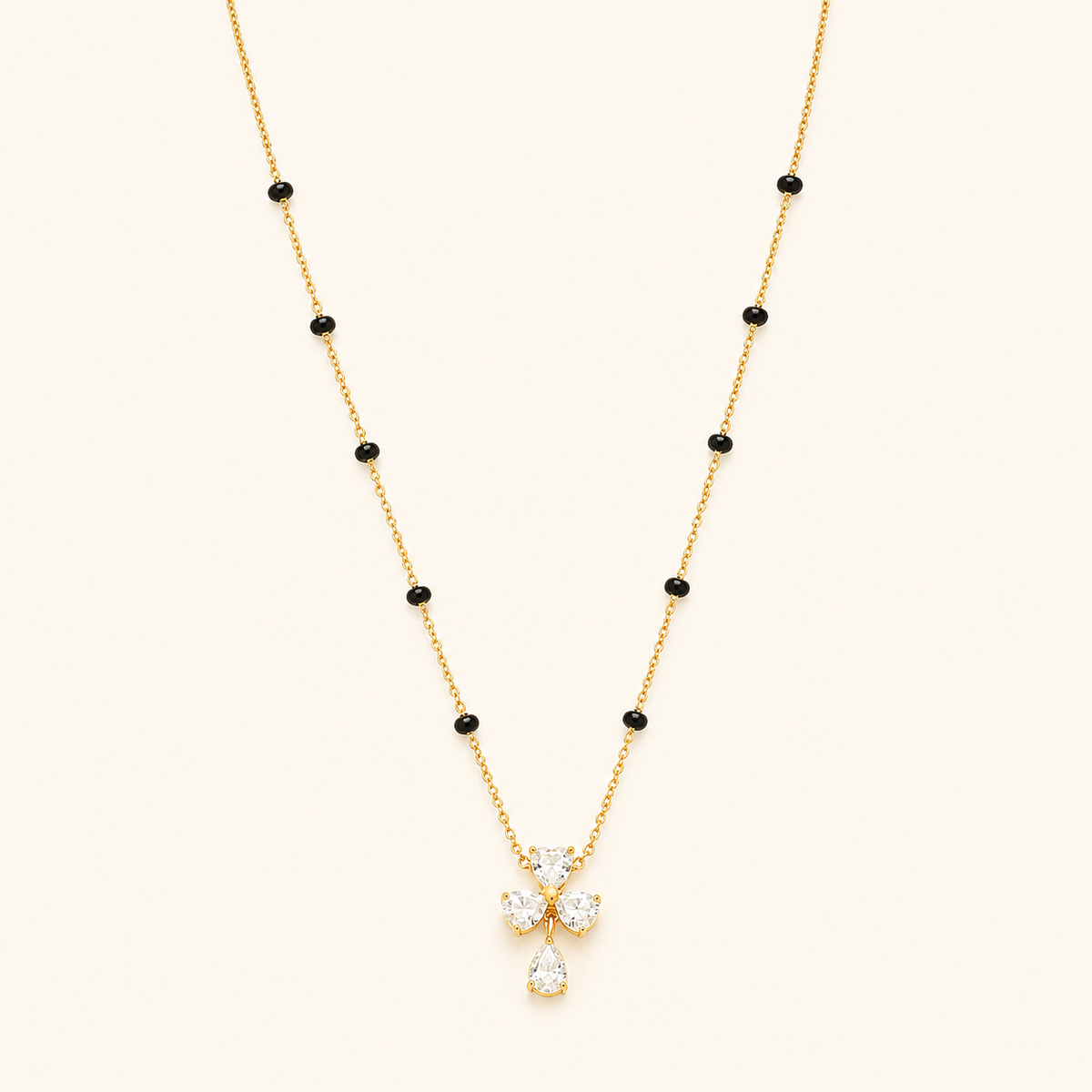 Aurelia Bloom Mangalsutra - 18k Gold Plated Anti Tarnish jewellery