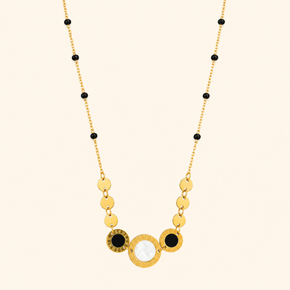 Celeste Onyx Mangalsutra - 18k Gold Plated