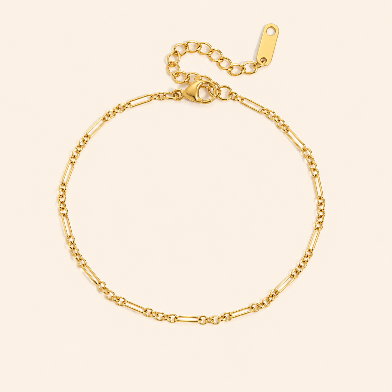 Linear Luxe Bracelet - 18K Gold Plated